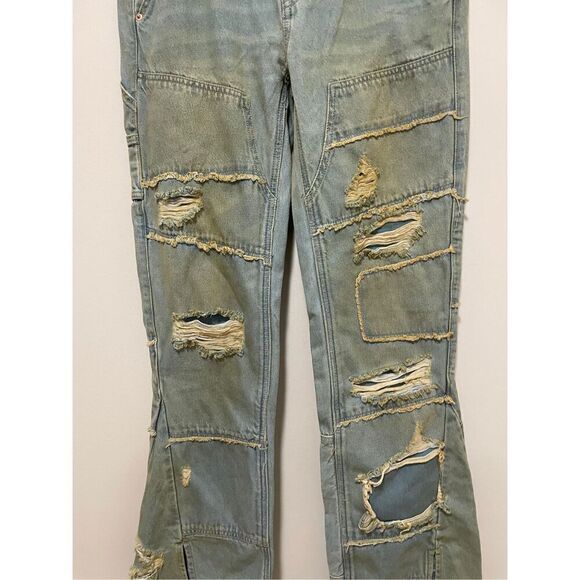 Urban Outfitters BDG Extreme Destroyed Bootcut Jean Size 26 - Picture 7 of 14